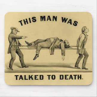 Tapis De Souris Parlé à la mort