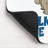 Tapis De Souris Parle à l'Hippopotame Queue (Coin)
