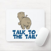 Tapis De Souris Parle à l'Hippopotame Queue (Avec souris)