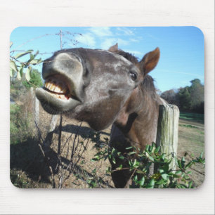 Tapis De Souris Parler de cheval Brown