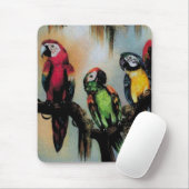 Tapis De Souris Parler de perroquets ~ Mousepad (Avec souris)
