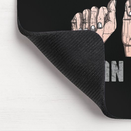 Tapis De Souris Parlez Plus Haut Que Les Mots Sensibilisation Sour (Coin)