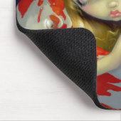 Tapis De Souris "Parmi le Koi" Mousepad (Coin)