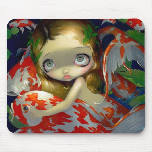 Tapis De Souris "Parmi le Koi" Mousepad (Devant)