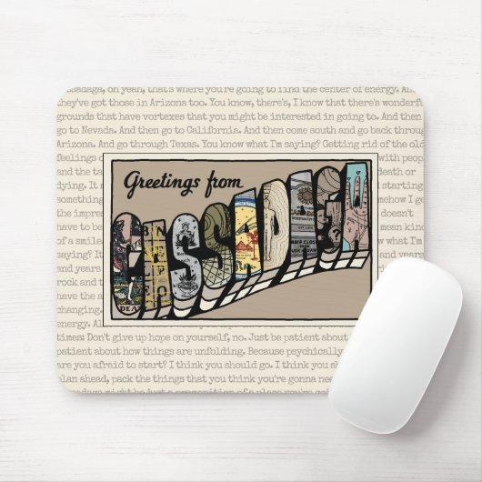 Tapis De Souris Parole de Cassadaga Clairaudience (Avec souris)