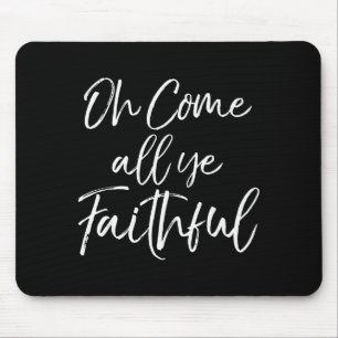 Tapis De Souris Parole de chanson de Noël Citation chrétienne Oh v