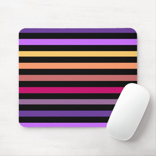 Tapis De Souris Parquet Stripes Mousepad (Avec souris)