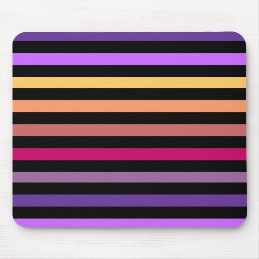 Tapis De Souris Parquet Stripes Mousepad (Devant)