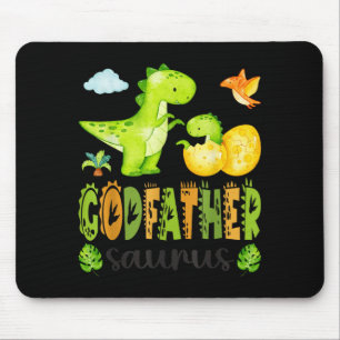Tapis De Souris Parrain Saurus T-Rex Dinosaure Correspondant Pères