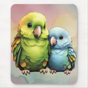 Tapis De Souris Parrot_design.no.1- par Maaya Prints,
