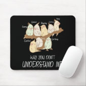 Tapis De Souris Parrot mignon émotions Personnalité Attitude Cadea (Avec souris)