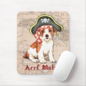 Tapis De Souris Parson Russell Pirate (Avec souris)