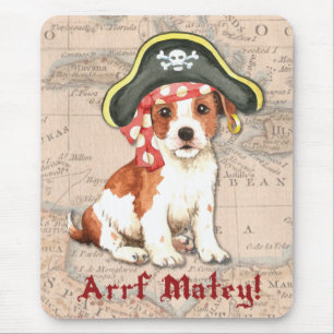 Tapis De Souris Parson Russell Pirate