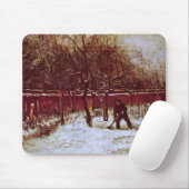 Tapis De Souris Parsonage Garden à Nuenen par Vincent van Gogh (Avec souris)