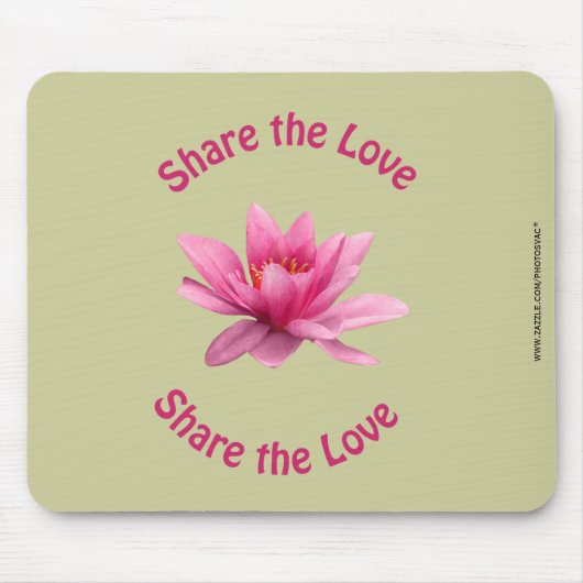 Tapis De Souris Partagez l'amour (Devant)