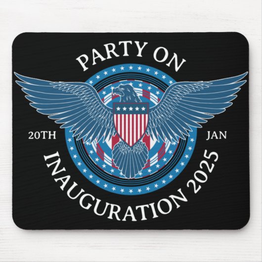 Tapis De Souris Partie À L'Inauguration 2025 (Devant)