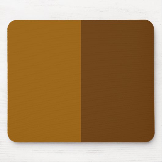 Tapis De Souris Partie Brown foncé clair demi-côtés (Devant)