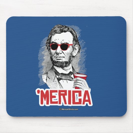 Tapis De Souris Partie d'Abraham Lincoln 'Merican (Devant)