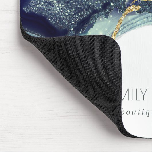 Tapis De Souris Parties scintillant Abstraite en encre d'alcool Si (Coin)