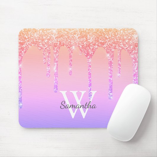 Tapis De Souris Parties scintillant arc-en-ciel de fille Éclairage (Avec souris)