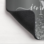 Tapis De Souris Parties scintillant argentée (Coin)