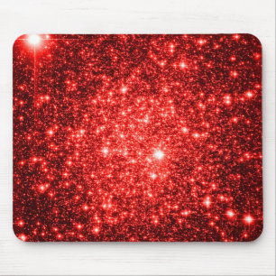 Tapis De Souris parties scintillant astrale rouge