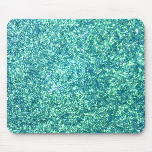 Tapis De Souris Parties scintillant bleu clair Mousepad (Devant)