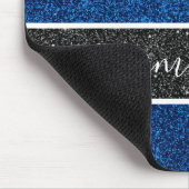 Tapis De Souris Parties scintillant bleue Mousepad (Coin)