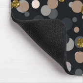 Tapis De Souris Parties scintillant Confetti Peach, Maple, Grey an (Coin)