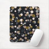Tapis De Souris Parties scintillant Confetti Peach, Maple, Grey an (Avec souris)