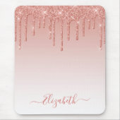 Tapis De Souris Parties scintillant de de script moderne et tenda (Devant)