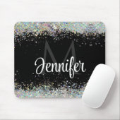 Tapis De Souris Parties scintillant d'or holographique brillant Mo (Avec souris)