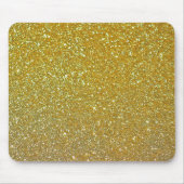 Tapis De Souris Parties scintillant d'or moderne Faux Foil Sparkle (Devant)