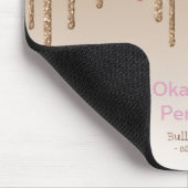 Tapis De Souris Parties scintillant d'or rose Inspirational Bully  (Coin)