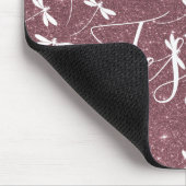 Tapis De Souris Parties scintillant et libellules personnalisées (Coin)