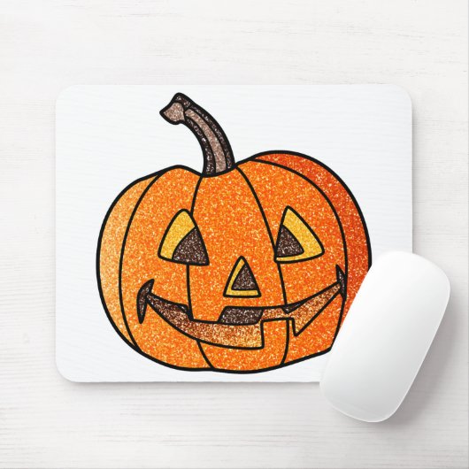 Tapis De Souris Parties scintillant Jack O'Lantern (Avec souris)