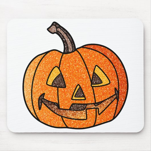 Tapis De Souris Parties scintillant Jack O'Lantern (Devant)