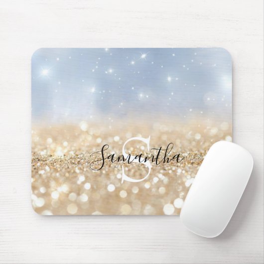 Tapis De Souris Parties scintillant monographie (Avec souris)