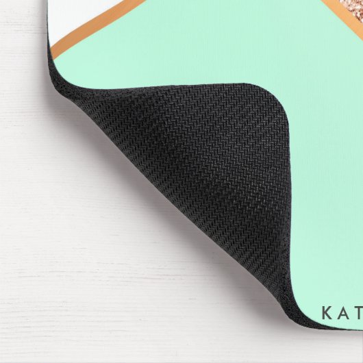 Tapis De Souris Parties scintillant Mosaïque Abstraite géométrique (Coin)