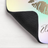 Tapis De Souris Parties scintillant Or tendance lèvres Iridescente (Coin)