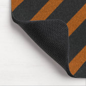 Tapis De Souris Parties scintillant Orangle et bandes noires (Coin)