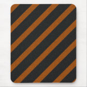 Tapis De Souris Parties scintillant Orangle et bandes noires (Devant)