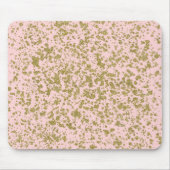 Tapis De Souris Parties scintillant rose et or Glam Girly Splatter (Devant)