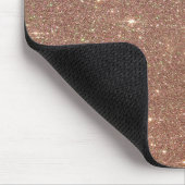 Tapis De Souris Parties scintillant rose or rose (Coin)