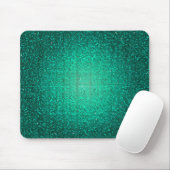 Tapis De Souris Parties scintillant turquoise Sequin Disco Mousepa (Avec souris)
