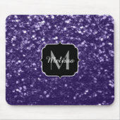 Tapis De Souris Parties scintillant violet foncé ultra violet scin (Devant)