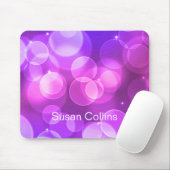 Tapis De Souris Parties scintillant violette Fille personnalisée (Avec souris)