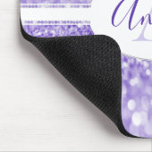 Tapis De Souris Parties scintillant violette Personnaliser le carn (Coin)