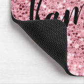 Tapis De Souris Parties scintillantes roses personnalisées d'or de (Coin)