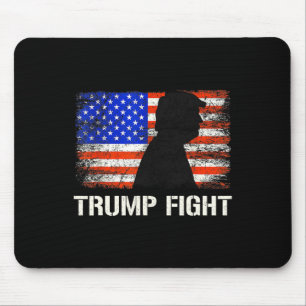 Tapis De Souris Partisans de Donald Trump Combat Combattants Comba